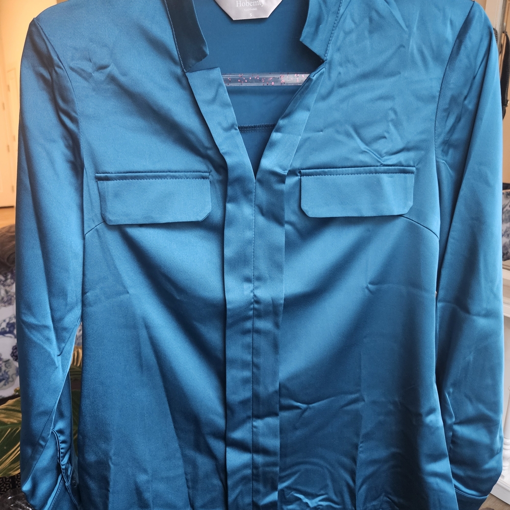 Elegant Teal Blouse for Women